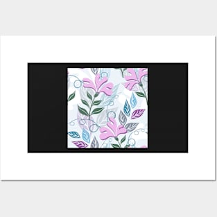 Floral pattern Posters and Art